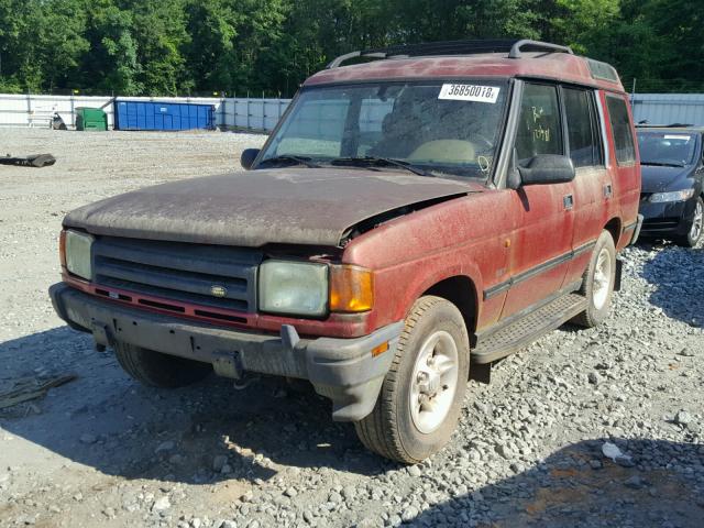 SALJY1245VA725090 - 1997 LAND ROVER DISCOVERY BURGUNDY photo 2