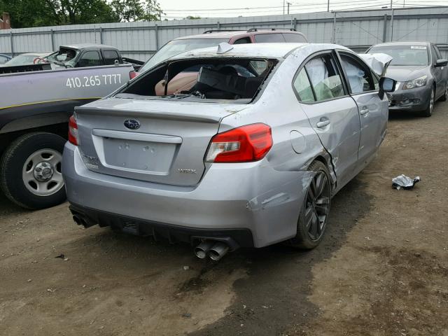 JF1VA1E65H9828676 - 2017 SUBARU WRX PREMIU SILVER photo 4