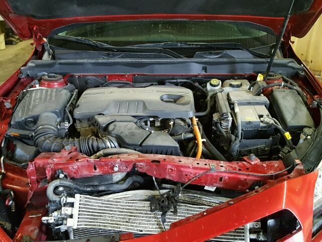 1G11D5SR0DF178956 - 2013 CHEVROLET MALIBU 1LT წითელი ფოტო 7