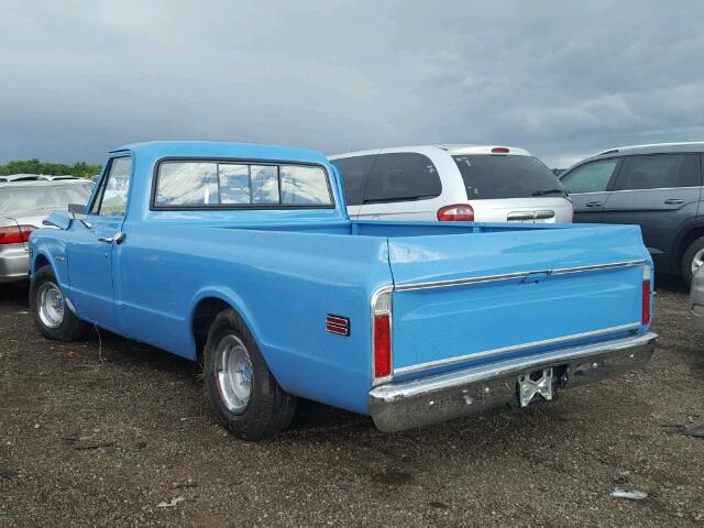 CCS142A122391 - 1972 CHEVROLET C 1500 BLUE photo 3