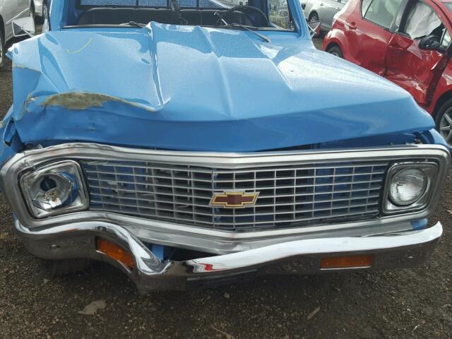 CCS142A122391 - 1972 CHEVROLET C 1500 BLUE photo 7