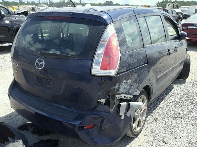 JM1CR29LX80320840 - 2008 MAZDA 5 BLUE photo 4