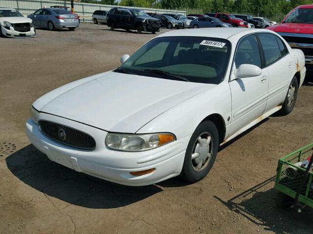 1G4HP54K8Y4229386 - 2000 BUICK LESABRE CU WHITE photo 2