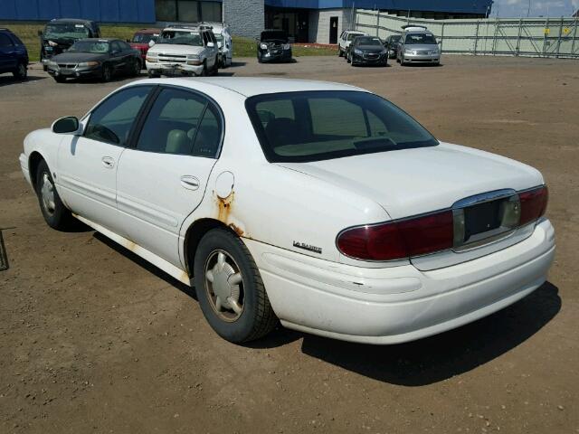 1G4HP54K8Y4229386 - 2000 BUICK LESABRE CU WHITE photo 3