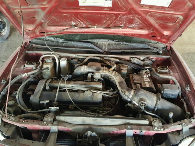 3FAFP11371R153471 - 2001 FORD ESCORT ZX2 RED photo 7