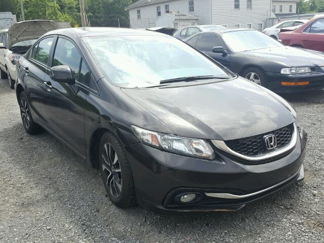 19XFB2F97DE232615 - 2013 HONDA CIVIC EXL BLACK photo 1