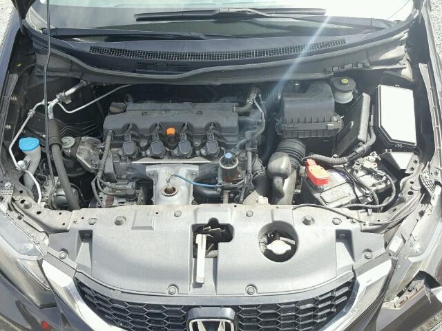19XFB2F97DE232615 - 2013 HONDA CIVIC EXL BLACK photo 7