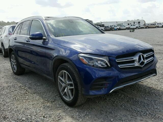 WDC0G4JB6JV056087 - 2018 MERCEDES-BENZ GLC 300 BLUE photo 1