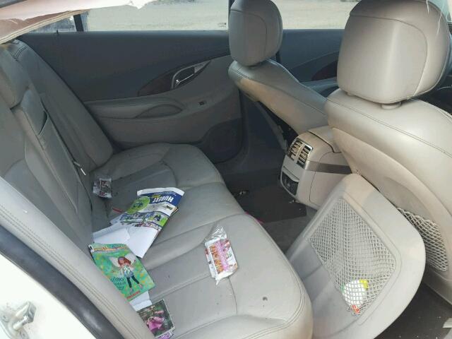 1G4GC5ED9BF114413 - 2011 BUICK LACROSSE C YELLOW photo 6