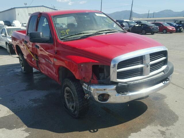 3D7KS28D86G273347 - 2006 DODGE RAM 2500 S RED photo 1