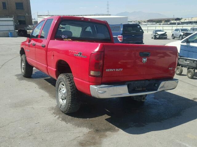 3D7KS28D86G273347 - 2006 DODGE RAM 2500 S Qırmızı foto 3