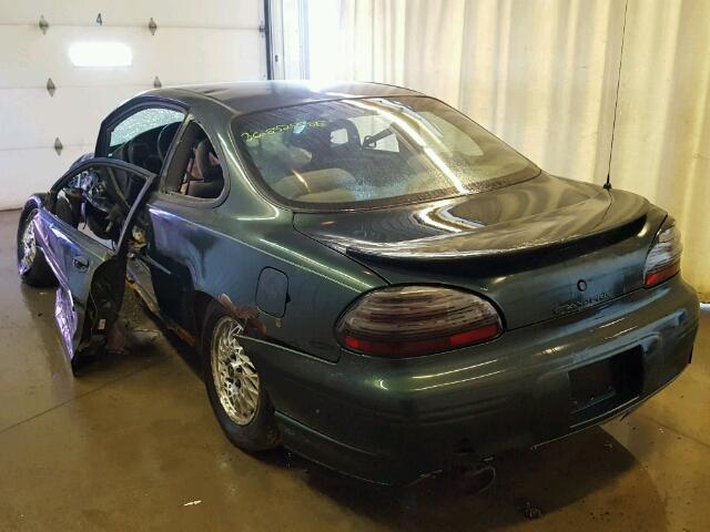 1G2WP12K9YF172566 - 2000 PONTIAC GRAND PRIX GREEN photo 3
