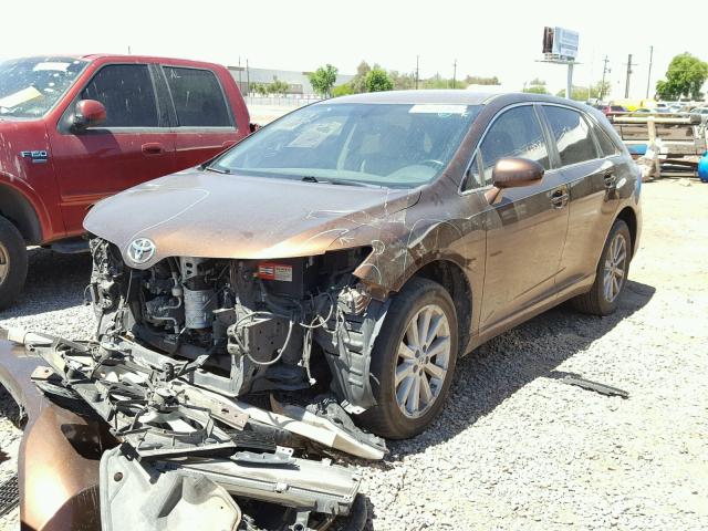 4T3ZA3BB5BU042263 - 2011 TOYOTA VENZA BASE BROWN photo 2