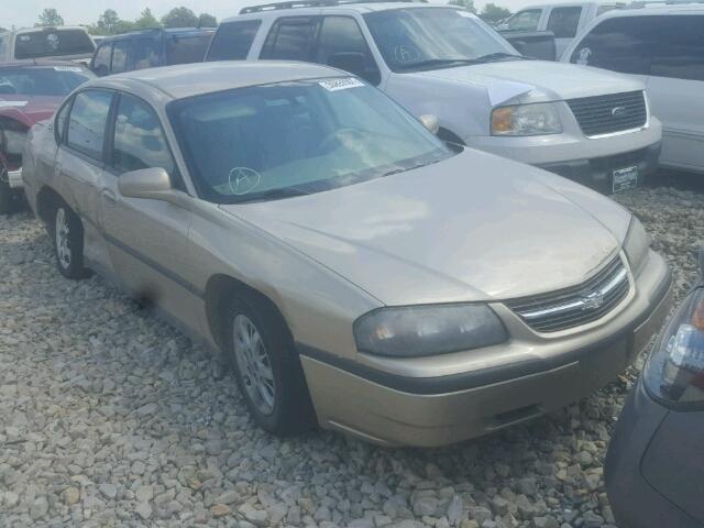 2G1WF52E659349927 - 2005 CHEVROLET IMPALA GOLD photo 1