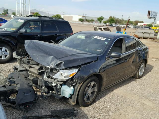 1G11B5SL0EF165790 - 2014 CHEVROLET MALIBU LS შავი ფოტო 2