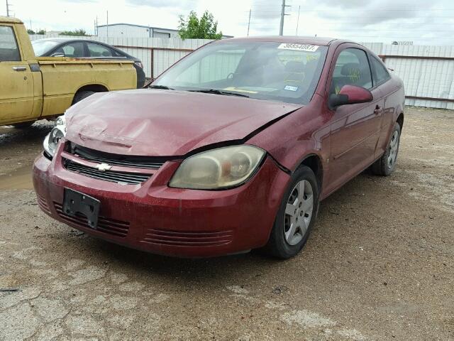 1G1AL18FX87343999 - 2008 CHEVROLET COBALT BURGUNDY photo 2