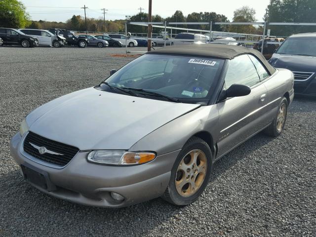 3C3EL55H3XT583187 - 1999 CHRYSLER SEBRING JX CREAM photo 2