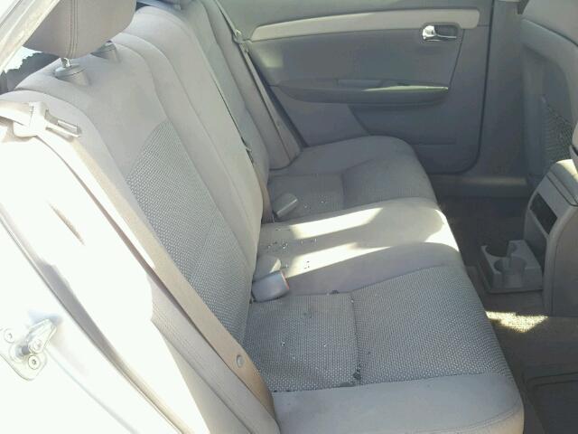 1G1ZB5EB8AF140619 - 2010 CHEVROLET MALIBU LS SILVER photo 6