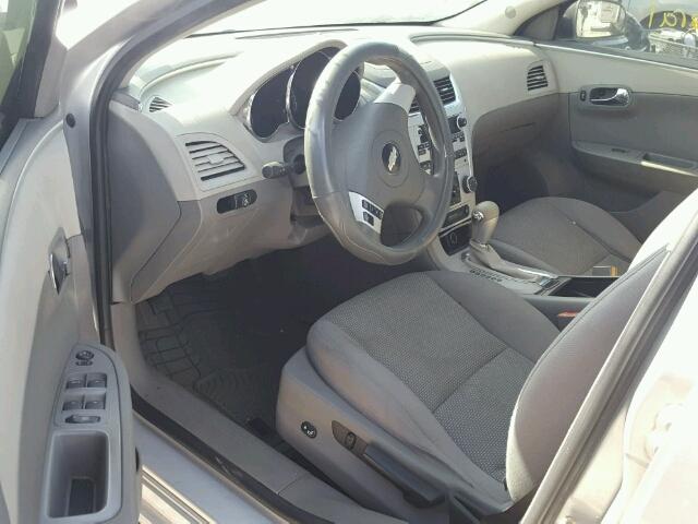 1G1ZB5EB8AF140619 - 2010 CHEVROLET MALIBU LS SILVER photo 9