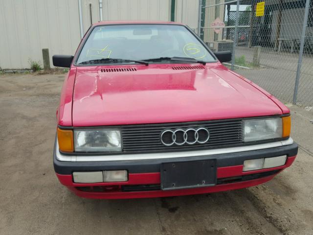 WAUBD0852FA100484 - 1985 AUDI CUSTOM RED photo 9