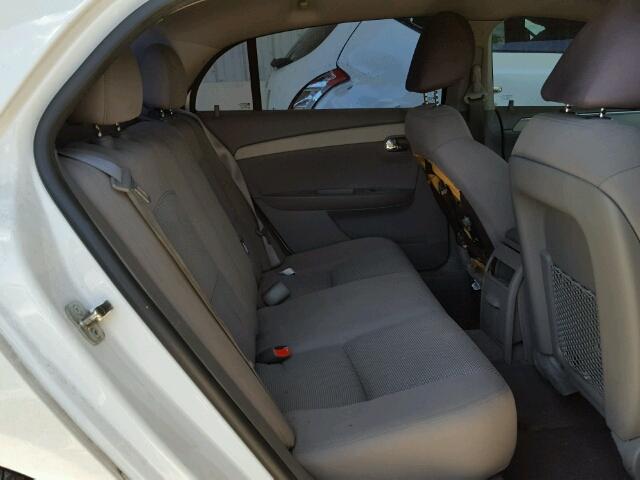1G1ZB5E05CF100905 - 2012 CHEVROLET MALIBU WHITE photo 6