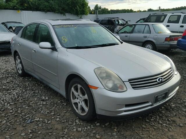 JNKCV51E53M021735 - 2003 INFINITI G35 SILVER photo 1