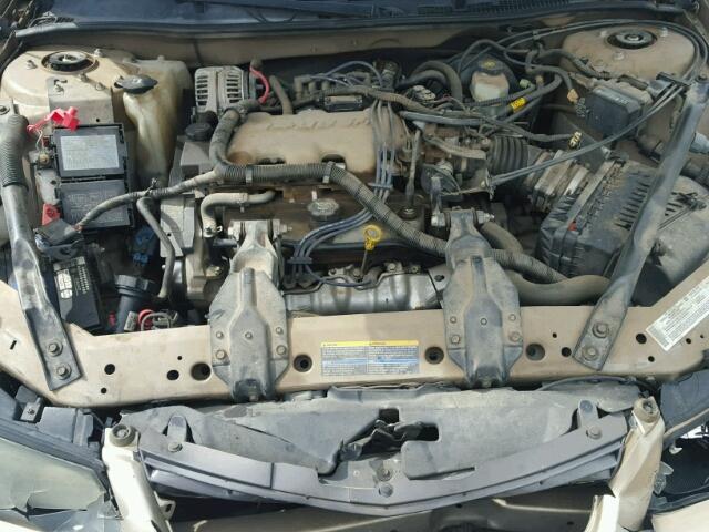 2G1WF52E049382212 - 2004 CHEVROLET IMPALA TAN photo 7