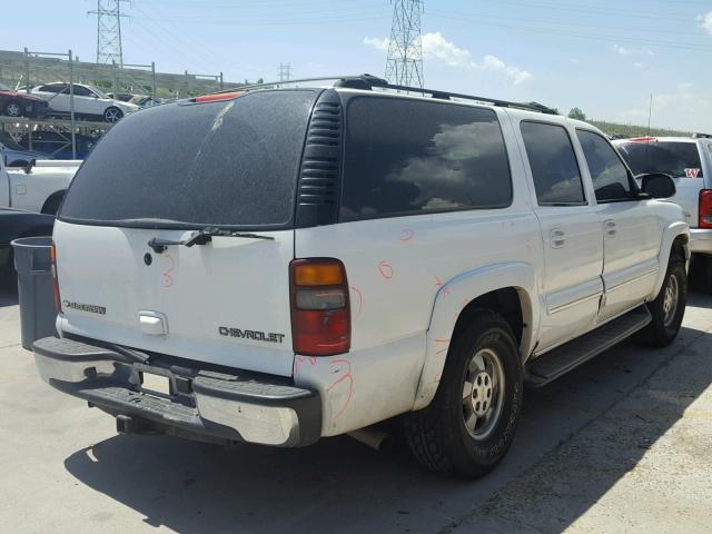 3GNFK16Z92G349096 - 2002 CHEVROLET SUBURBAN K WHITE photo 4