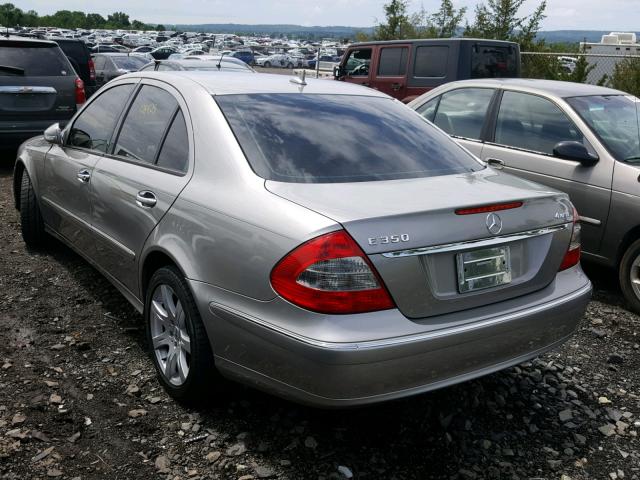 WDBUF87X47B145833 - 2007 MERCEDES-BENZ E 350 4MAT SILVER photo 3