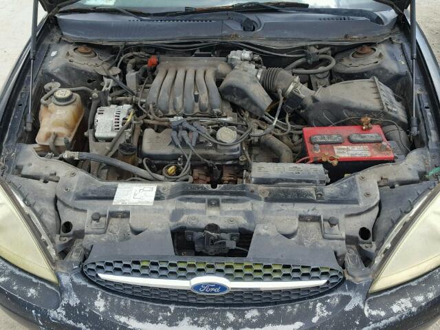 1FAFP53U03G269893 - 2003 FORD TAURUS SE BLACK photo 7