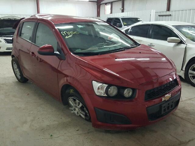 3G1J86CC8GS545218 - 2016 CHEVROLET SONIC LT RED photo 1