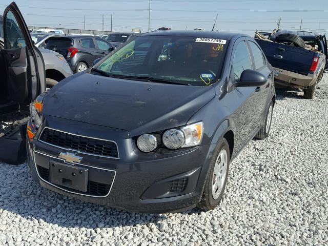 1G1JB5SH5E4170118 - 2014 CHEVROLET SONIC LS 黑色 照片 2