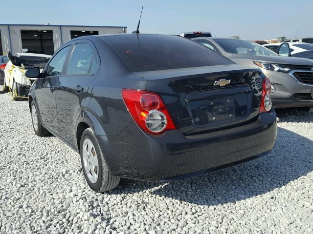 1G1JB5SH5E4170118 - 2014 CHEVROLET SONIC LS 黑色 照片 3