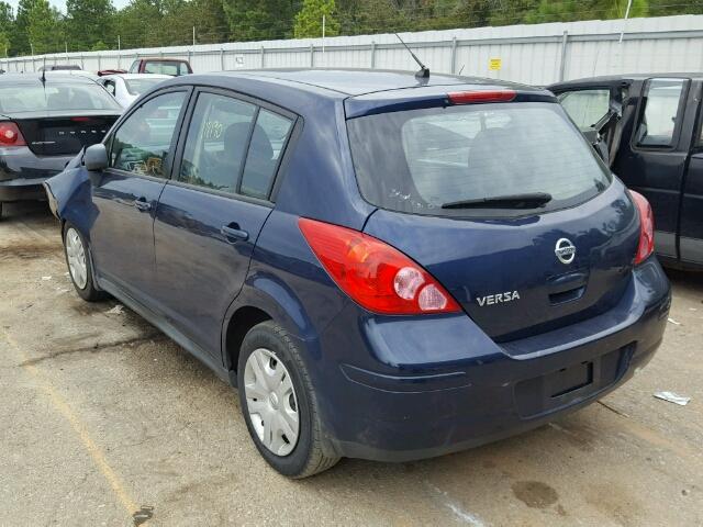 3N1BC1CP5CL361345 - 2012 NISSAN VERSA S BLUE photo 3