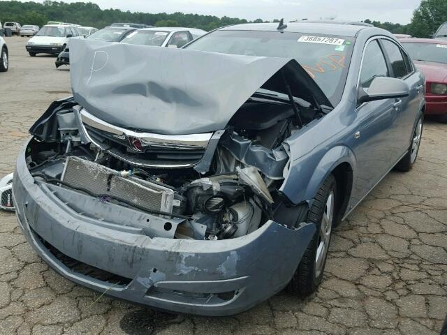 1G8ZS57B69F186122 - 2009 SATURN AURA XE BLUE photo 2