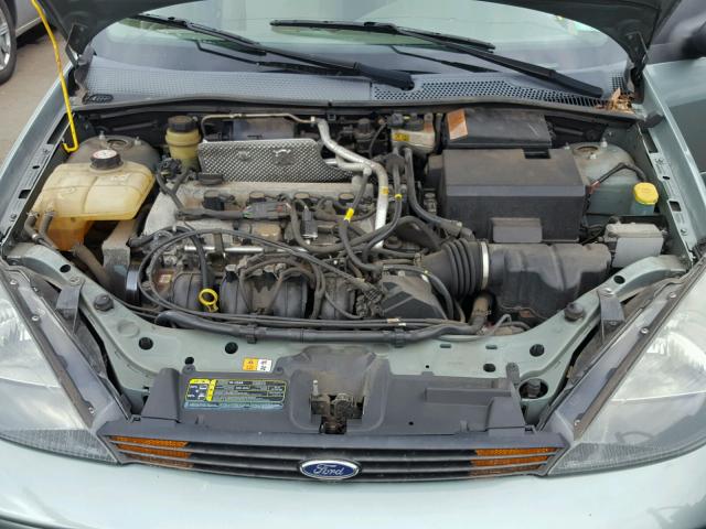 1FAFP38ZX4W132377 - 2004 FORD FOCUS ZTS GREEN photo 7