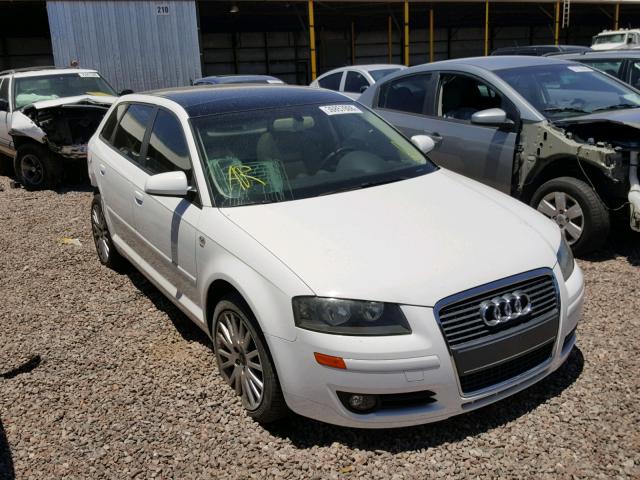 WAUNF78P87A006418 - 2007 AUDI A3 2.0 PRE WHITE photo 1