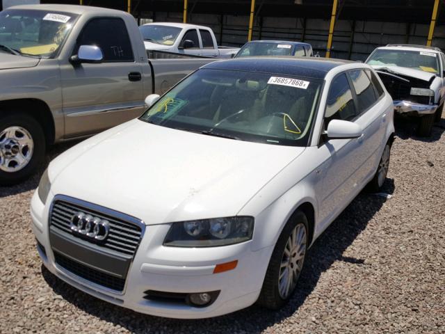 WAUNF78P87A006418 - 2007 AUDI A3 2.0 PRE WHITE photo 2