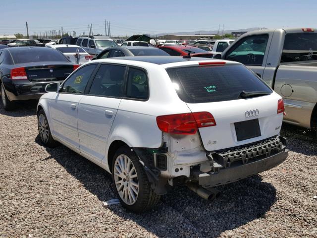 WAUNF78P87A006418 - 2007 AUDI A3 2.0 PRE WHITE photo 3