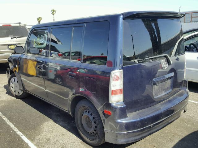 JTLKT324864080557 - 2006 TOYOTA SCION XB BLUE photo 3