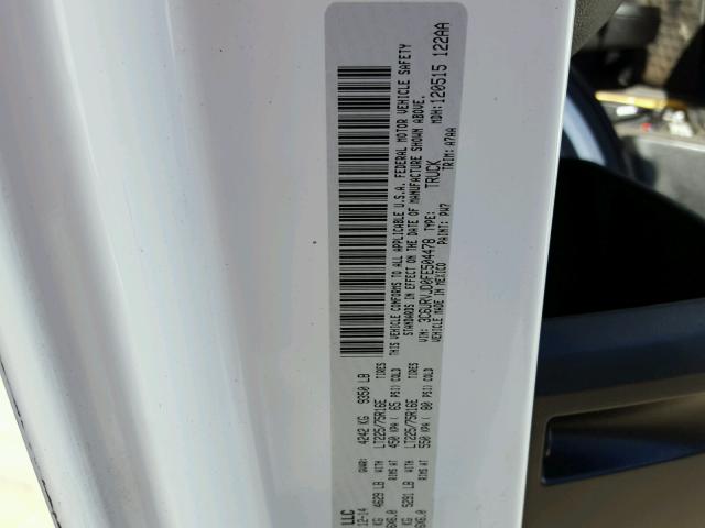 3C6URVJD0FE504478 - 2015 RAM PROMASTER 白色 照片 10
