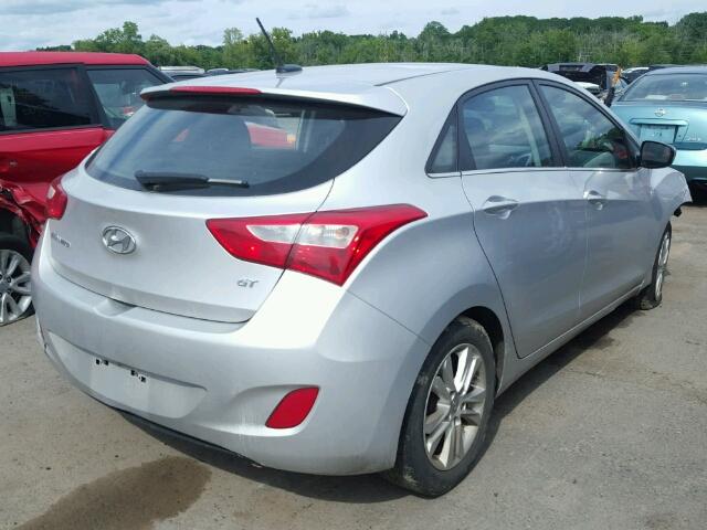 KMHD35LH0FU237382 - 2015 HYUNDAI ELANTRA GT SILVER photo 4