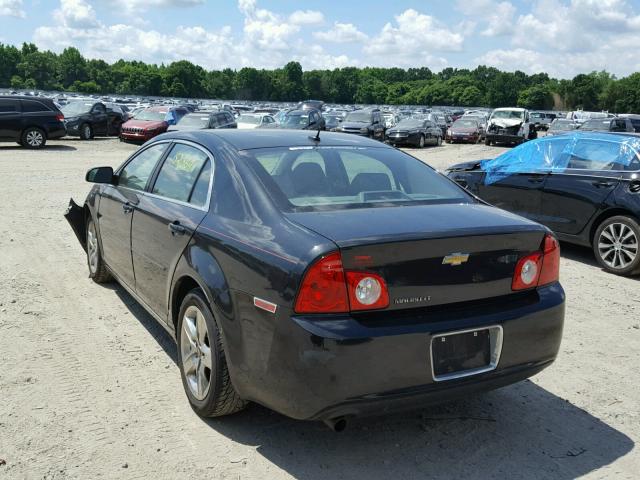 1G1ZC5EB5AF223888 - 2010 CHEVROLET MALIBU 1LT 黑色 照片 3