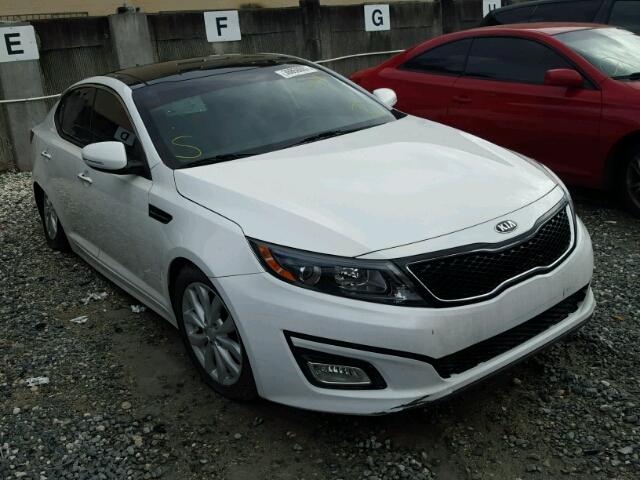 5XXGN4A78EG305481 - 2014 KIA OPTIMA WHITE photo 1