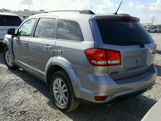 3C4PDDBGXGT165006 - 2016 DODGE JOURNEY SX SILVER photo 3