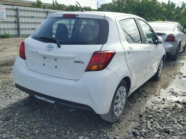 VNKKTUD31GA058531 - 2016 TOYOTA YARIS L WHITE photo 4