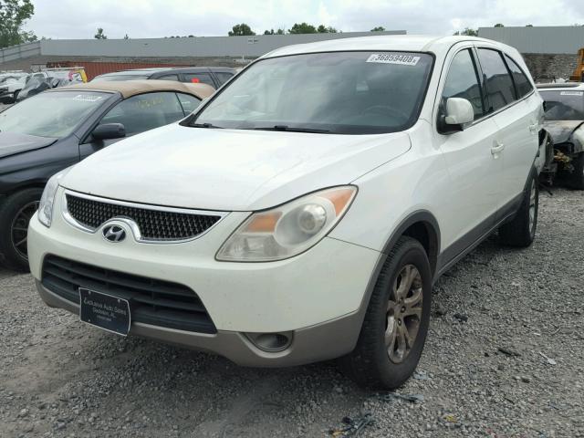 KM8NU13C28U057533 - 2008 HYUNDAI VERACRUZ G WHITE photo 2