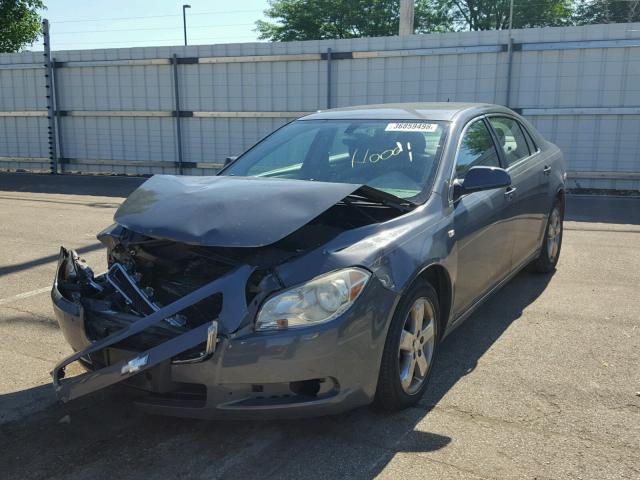 1G1ZH57B384233131 - 2008 CHEVROLET MALIBU 1LT ნაცრისფერი ფოტო 2