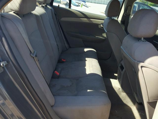 1G1ZH57B384233131 - 2008 CHEVROLET MALIBU 1LT ნაცრისფერი ფოტო 6