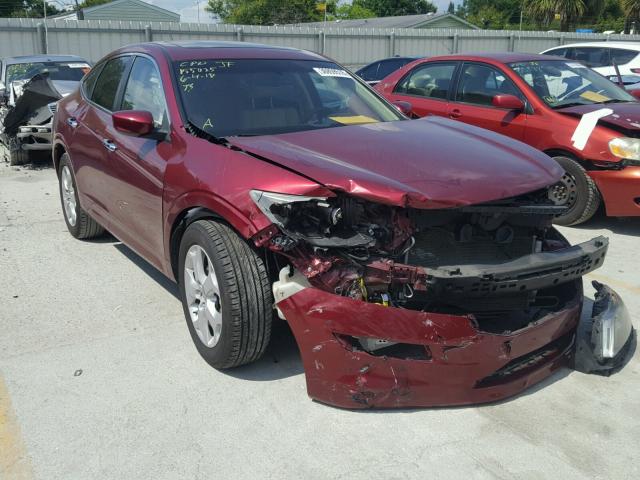 5J6TF1H5XAL007498 - 2010 HONDA ACCORD CRO MAROON photo 1